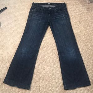 7 for all mans kind dark wash dojo jeans 27